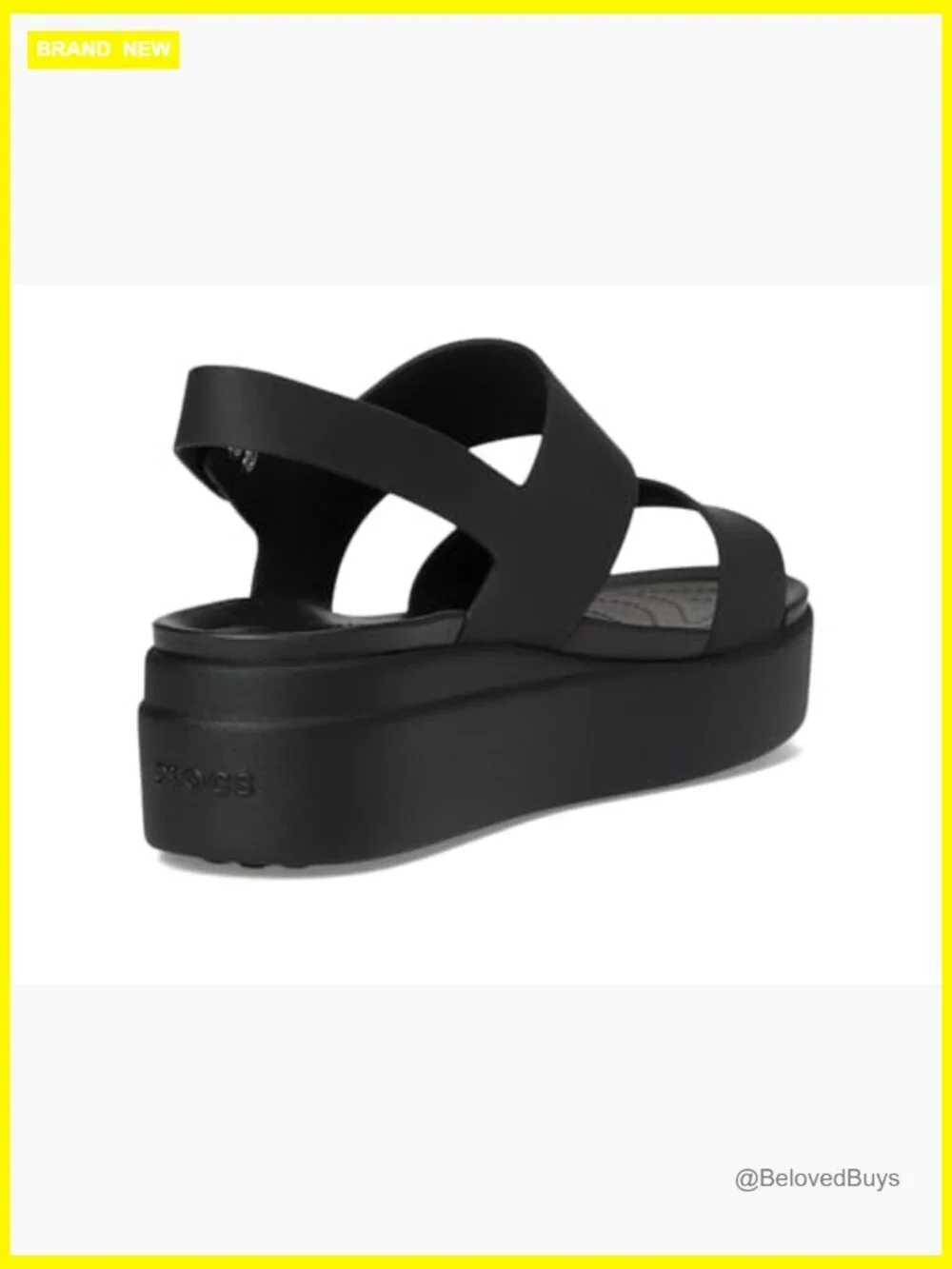 Women's Platform Wedge Sandals with Adjustable Buckle - Relaxed Fit